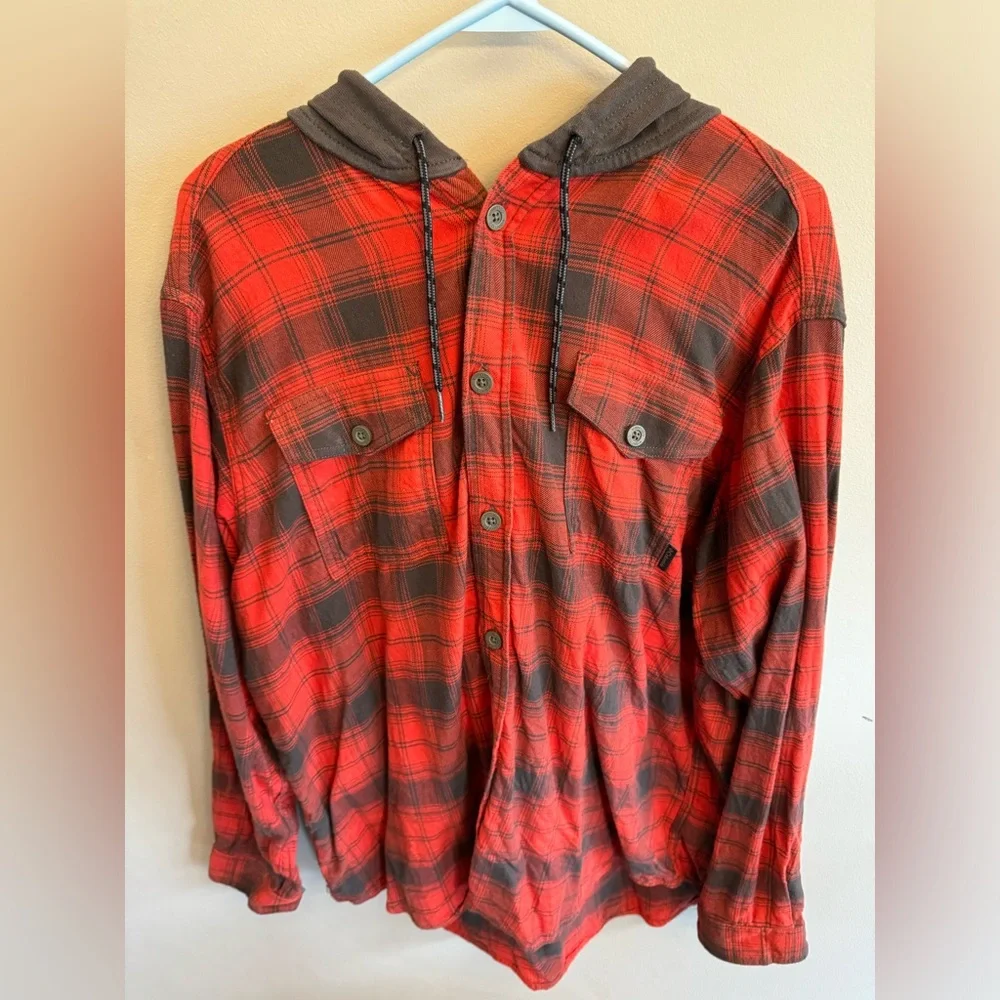 Columbia Hooded Flannel XL - Picture 1 of 3
